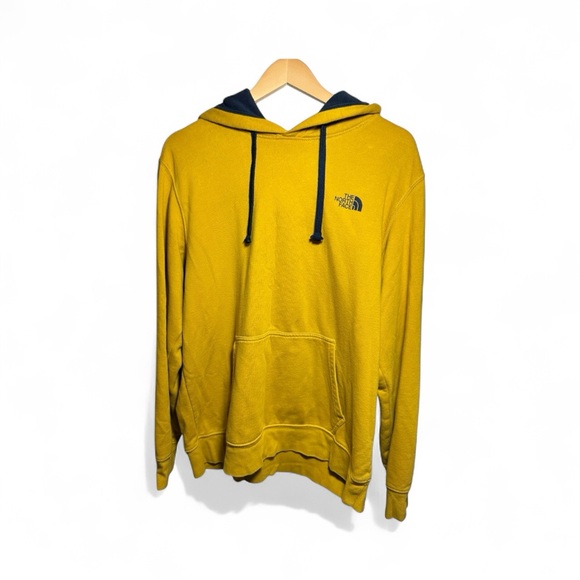 The North Face "CA Since Sixty-Six" Men's Yellow Fleece Pullover Hoodie size L - Picture 1 of 8